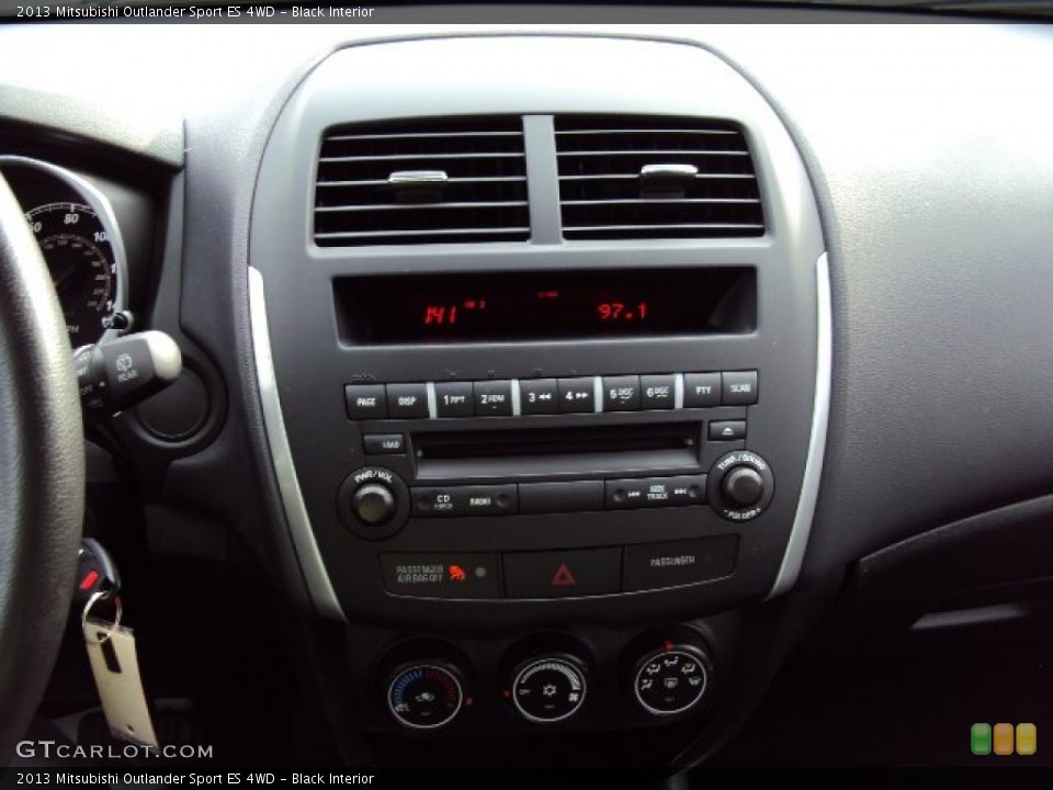 Black Interior Controls for the 2013 Mitsubishi Outlander Sport ES 4WD #89111252