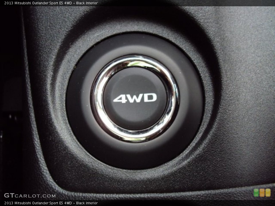 Black Interior Controls for the 2013 Mitsubishi Outlander Sport ES 4WD #89111288