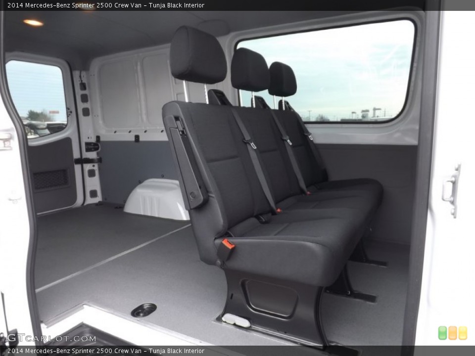 Tunja Black Interior Rear Seat for the 2014 Mercedes-Benz Sprinter 2500 Crew Van #89113964