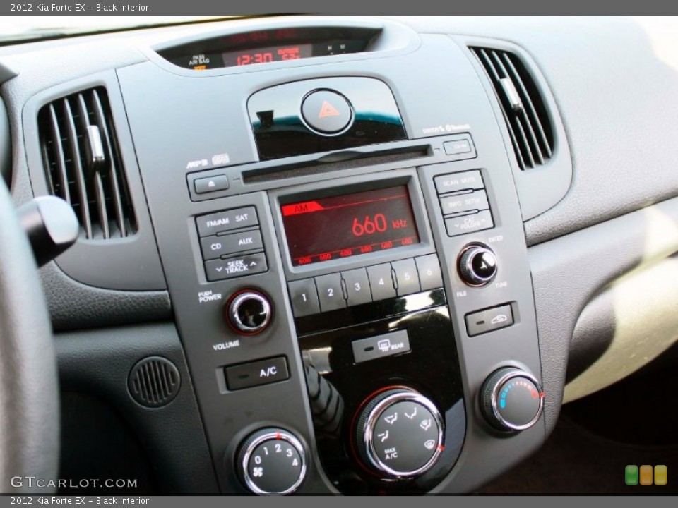 Black Interior Controls for the 2012 Kia Forte EX #89114036