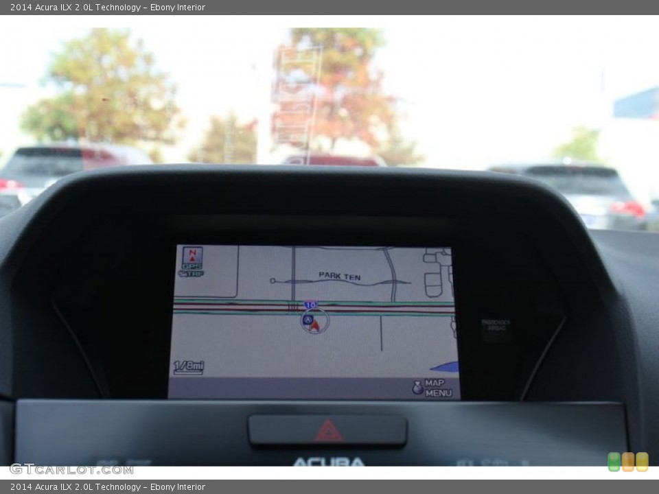Ebony Interior Navigation for the 2014 Acura ILX 2.0L Technology #89115836