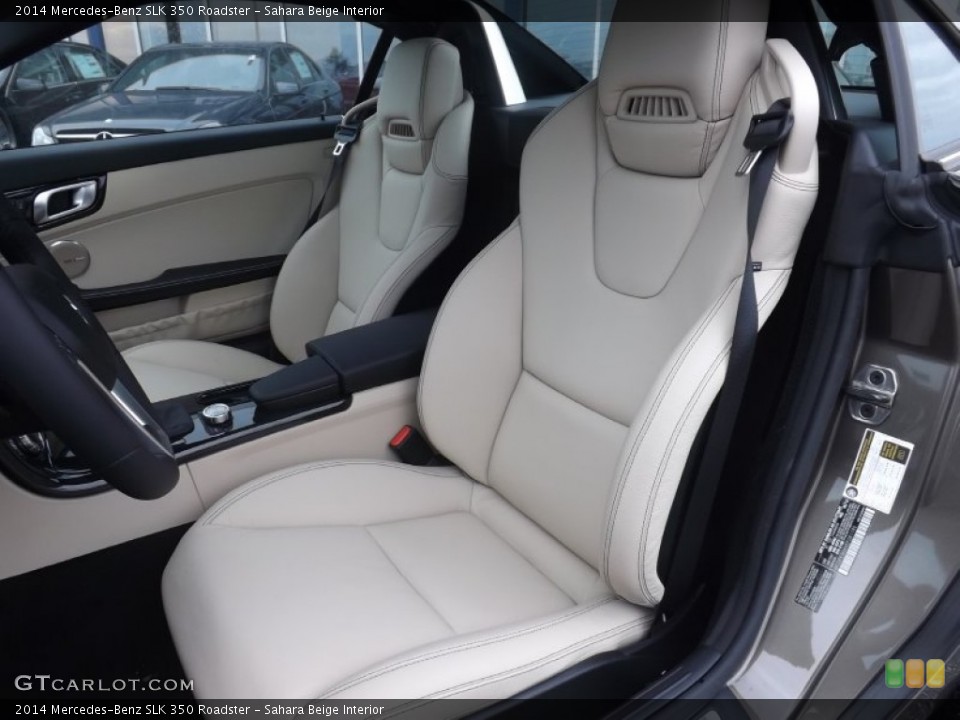 Sahara Beige Interior Front Seat for the 2014 Mercedes-Benz SLK 350 Roadster #89115944