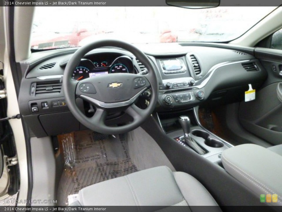 Jet Black/Dark Titanium Interior Prime Interior for the 2014 Chevrolet Impala LS #89122928