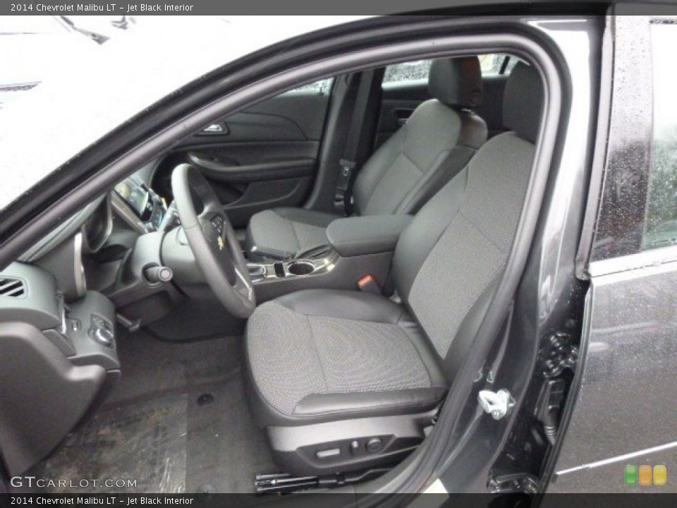 Jet Black Interior Front Seat for the 2014 Chevrolet Malibu LT #89124224
