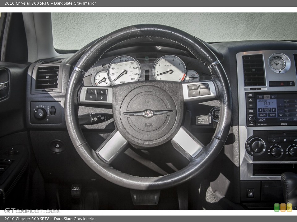Dark Slate Gray Interior Steering Wheel for the 2010 Chrysler 300 SRT8 #89125115