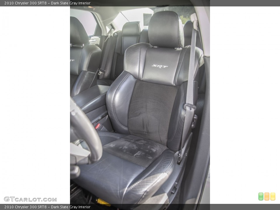 Dark Slate Gray Interior Front Seat for the 2010 Chrysler 300 SRT8 #89125355