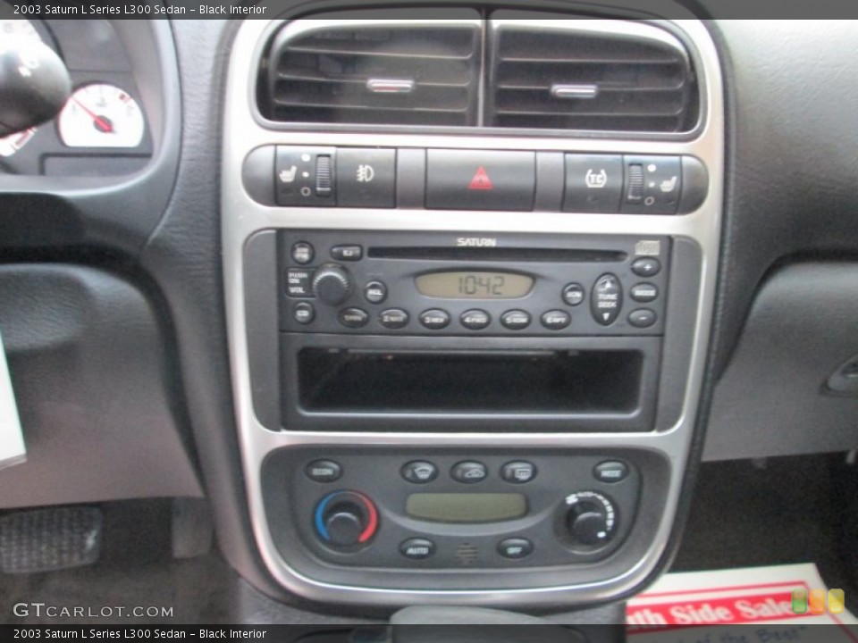 Black Interior Controls for the 2003 Saturn L Series L300 Sedan #89125529