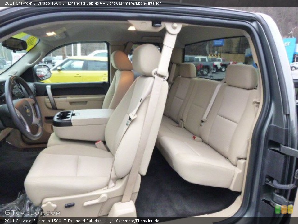 Light Cashmere/Ebony Interior Photo for the 2011 Chevrolet Silverado 1500 LT Extended Cab 4x4 #89126831