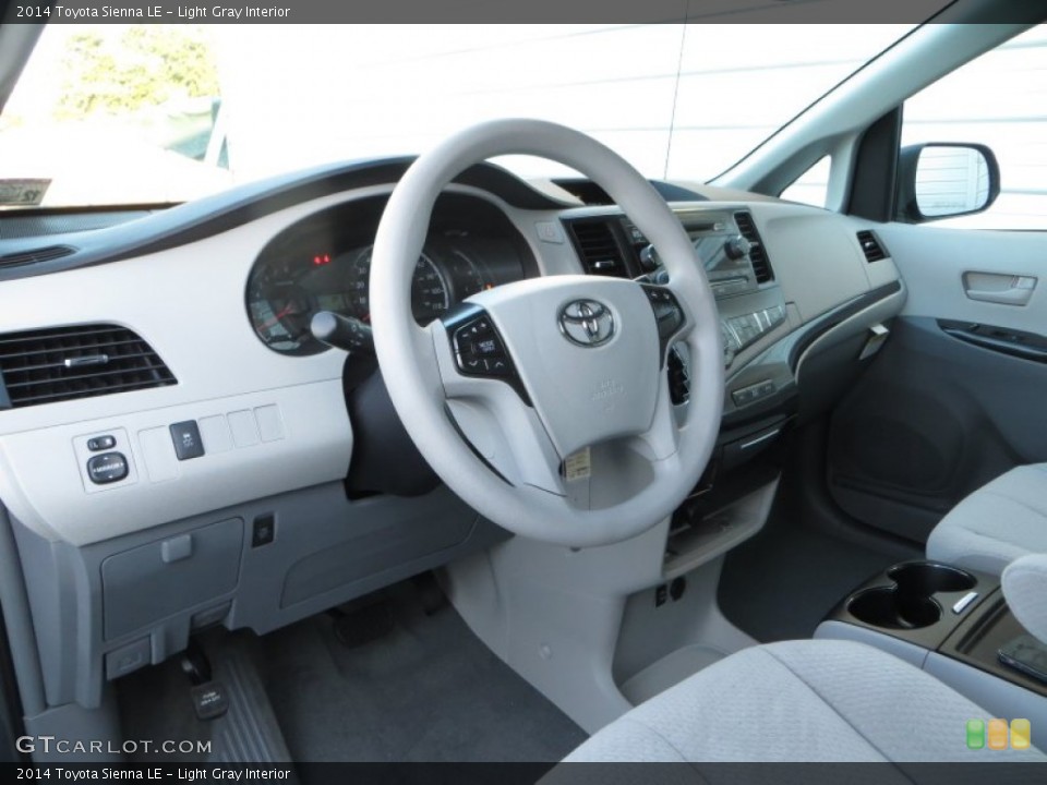 Light Gray Interior Prime Interior for the 2014 Toyota Sienna LE #89130542