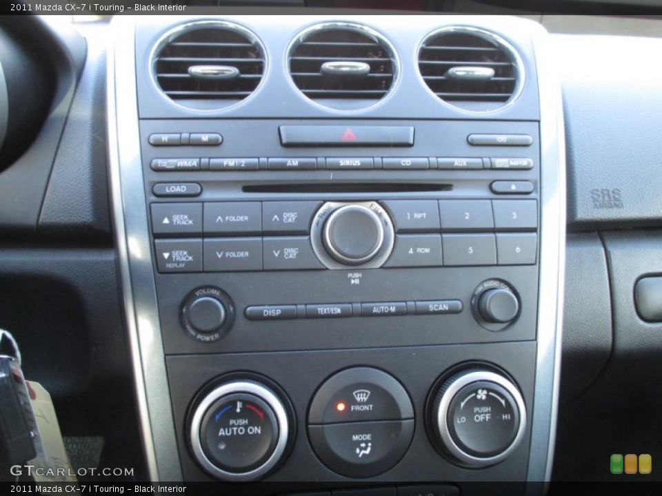 Black Interior Controls for the 2011 Mazda CX-7 i Touring #89132981