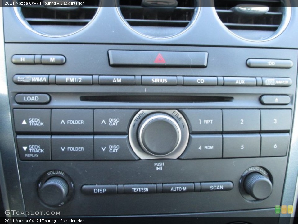Black Interior Controls for the 2011 Mazda CX-7 i Touring #89133002