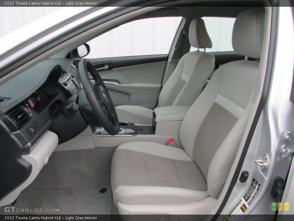 Light Gray Interior Front Seat for the 2013 Toyota Camry Hybrid XLE #89133320