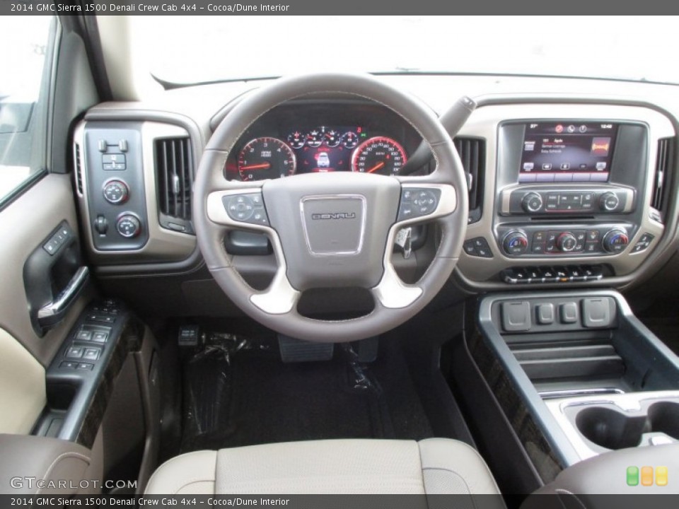 Cocoa/Dune Interior Dashboard for the 2014 GMC Sierra 1500 Denali Crew Cab 4x4 #89136077