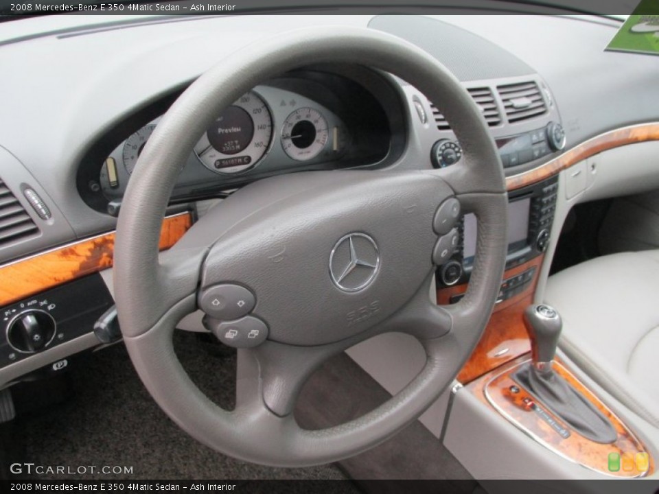 Ash Interior Steering Wheel for the 2008 Mercedes-Benz E 350 4Matic Sedan #89136203