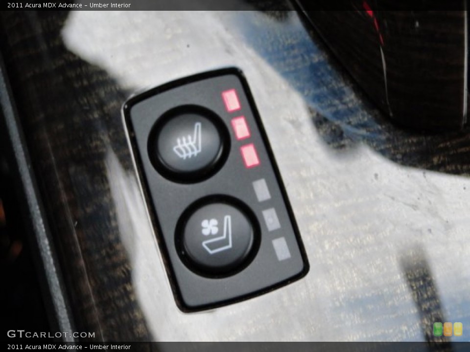 Umber Interior Controls for the 2011 Acura MDX Advance #89137115