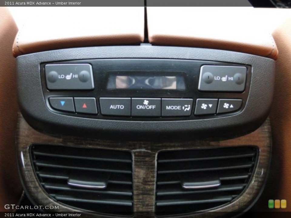 Umber Interior Controls for the 2011 Acura MDX Advance #89137127