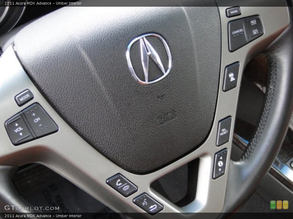 Umber Interior Controls for the 2011 Acura MDX Advance #89137343
