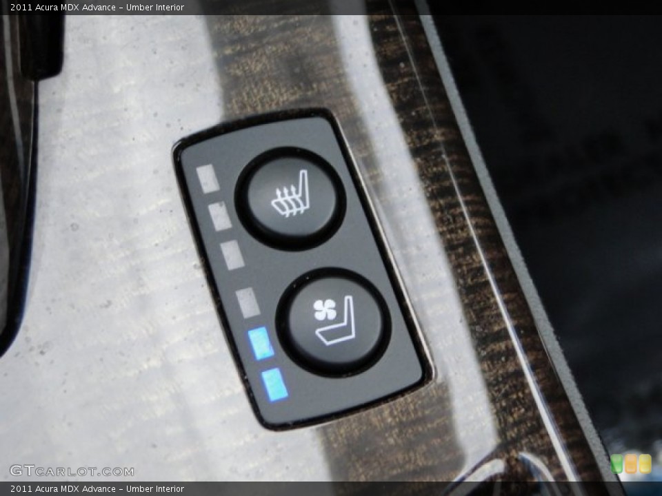 Umber Interior Controls for the 2011 Acura MDX Advance #89137397