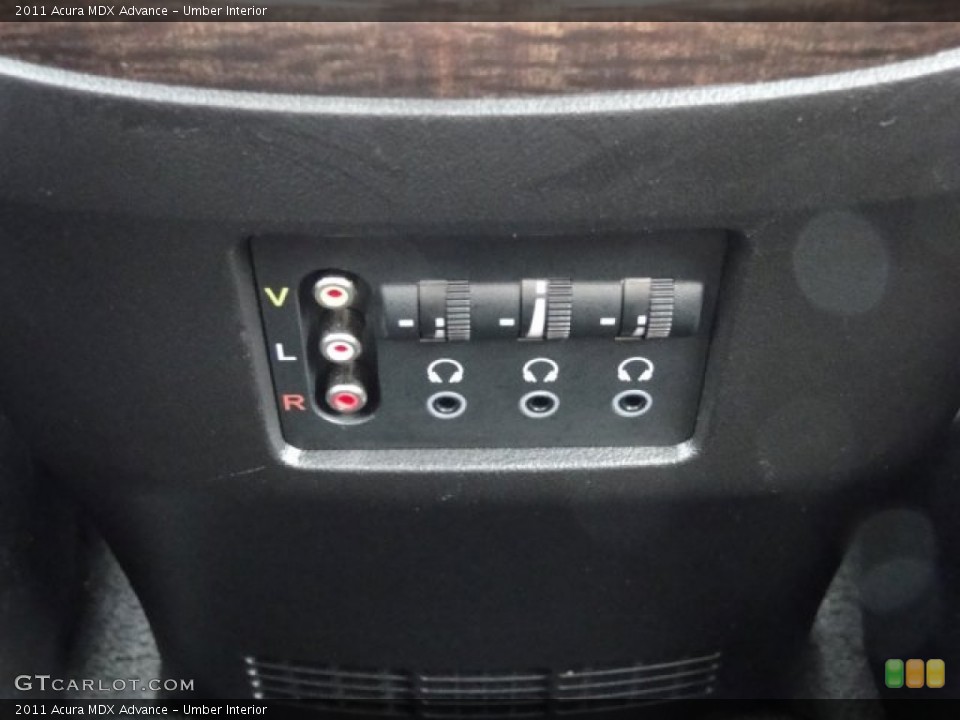 Umber Interior Controls for the 2011 Acura MDX Advance #89137451