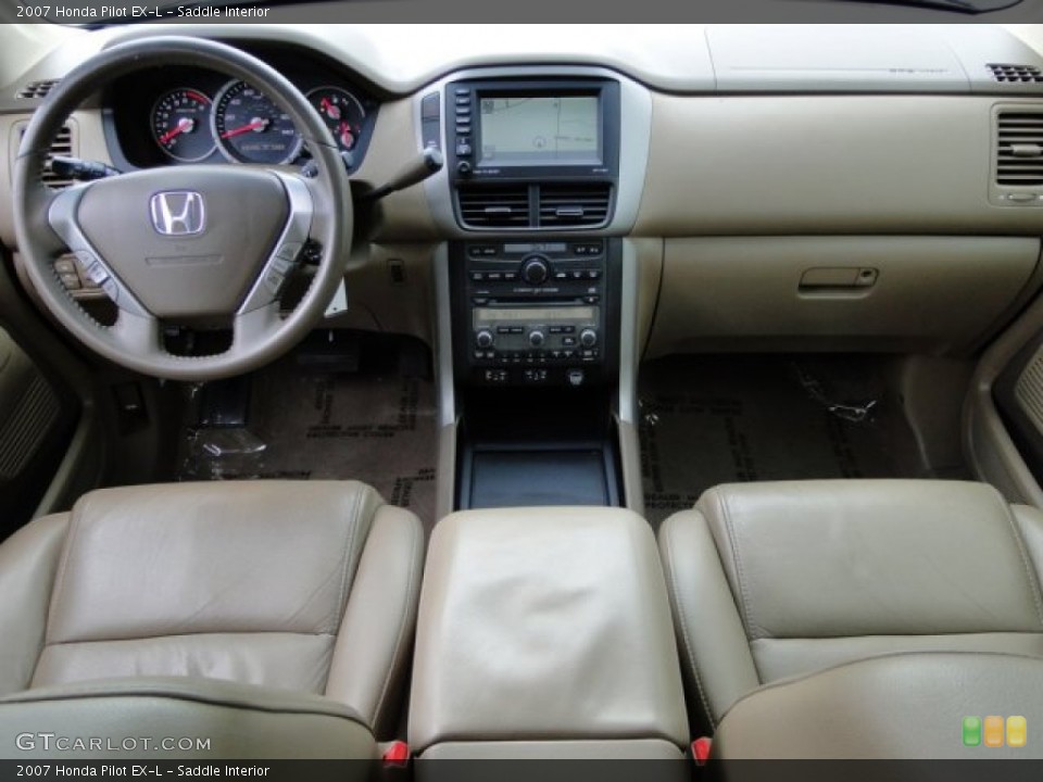 Saddle Interior Dashboard for the 2007 Honda Pilot EX-L #89138078