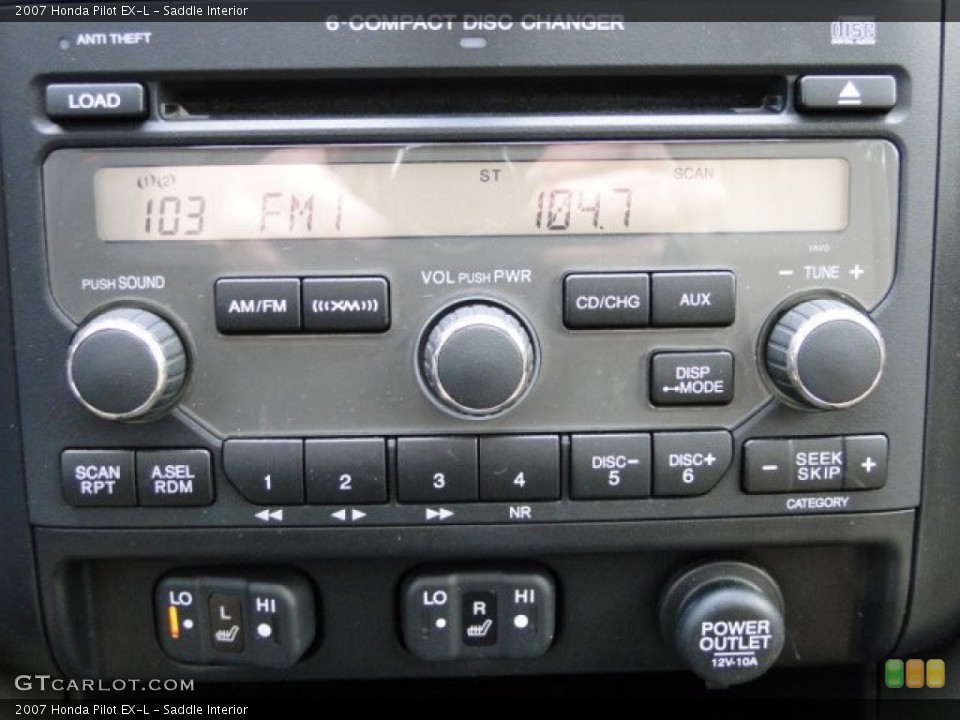 Saddle Interior Controls for the 2007 Honda Pilot EX-L #89138144