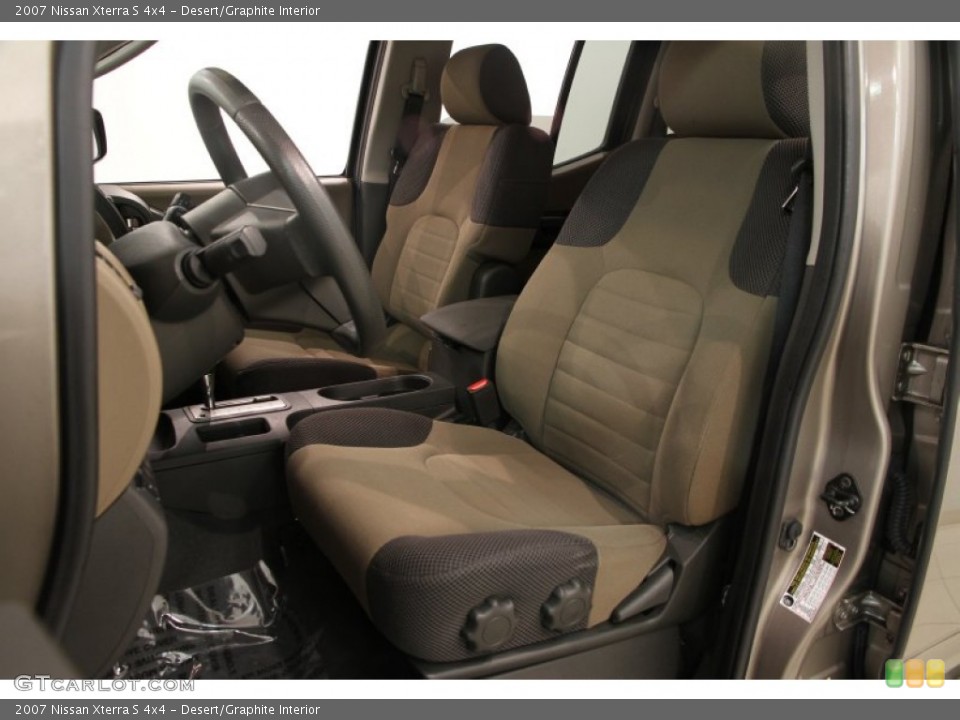 Desert/Graphite Interior Front Seat for the 2007 Nissan Xterra S 4x4 #89138678