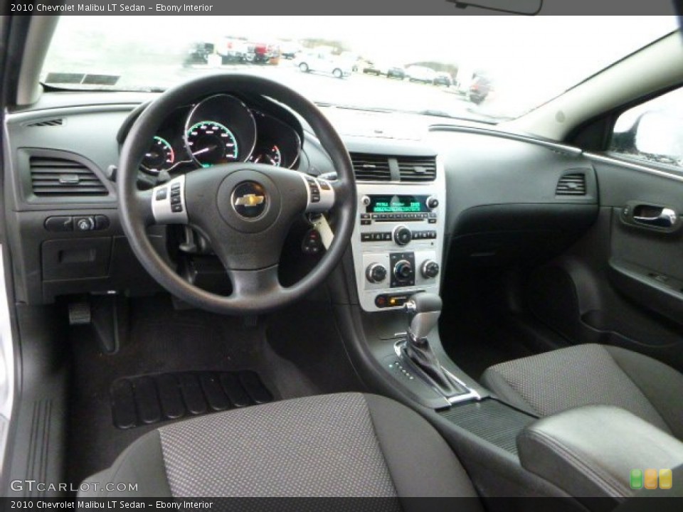 Ebony 2010 Chevrolet Malibu Interiors