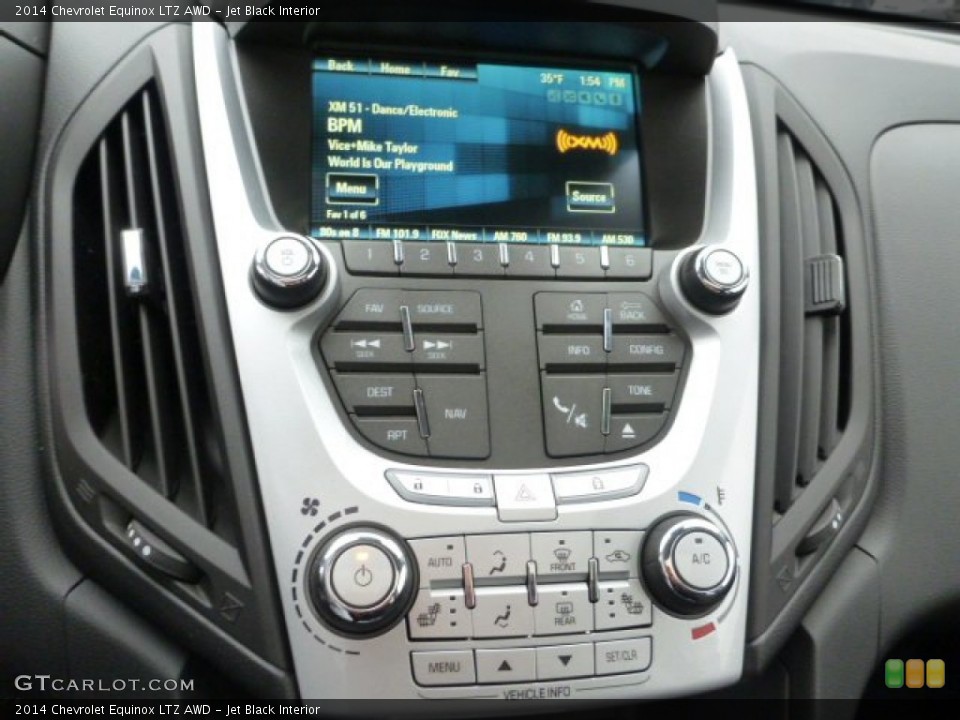 Jet Black Interior Controls for the 2014 Chevrolet Equinox LTZ AWD #89141508