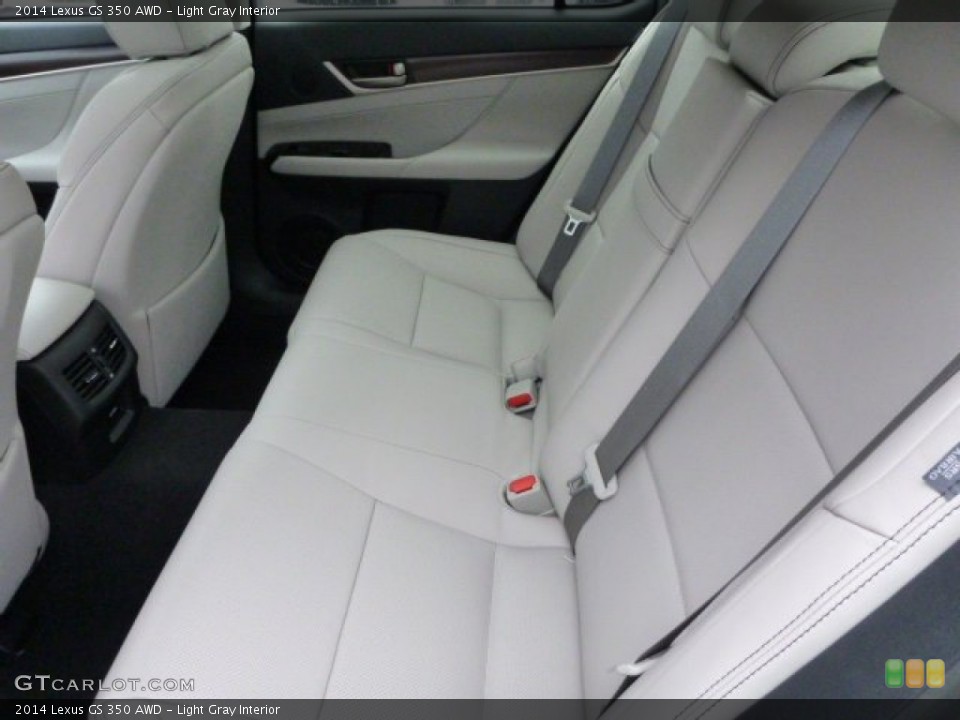 Light Gray Interior Rear Seat for the 2014 Lexus GS 350 AWD #89141781