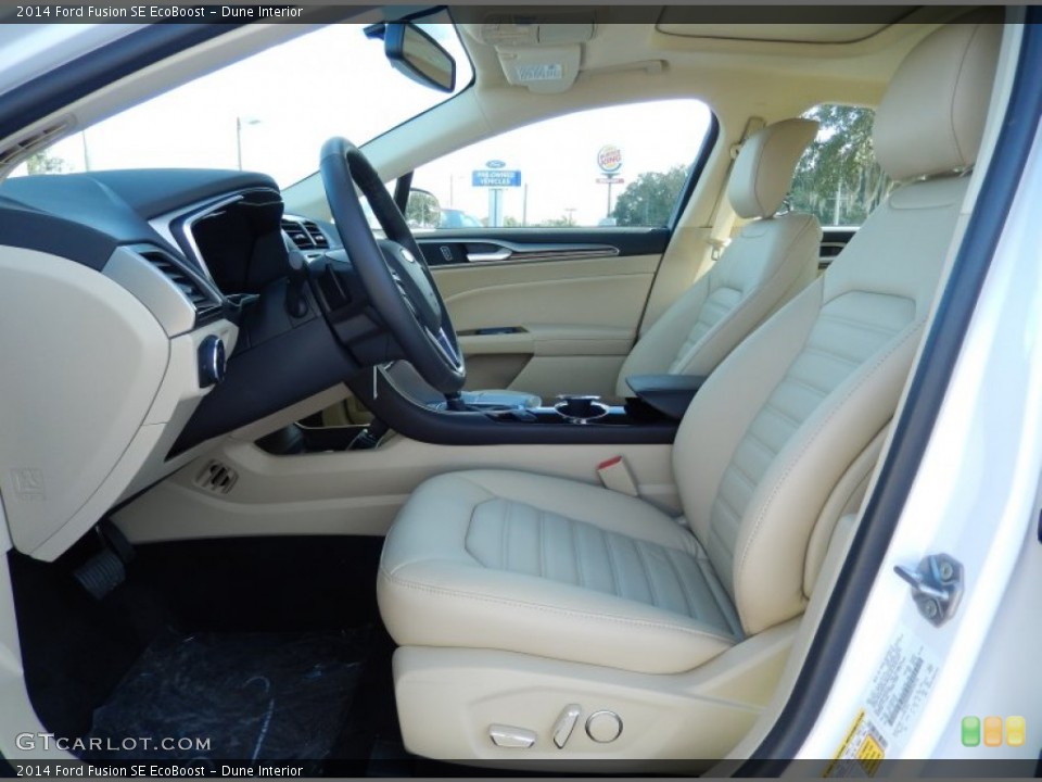 Dune Interior Front Seat for the 2014 Ford Fusion SE EcoBoost #89144499