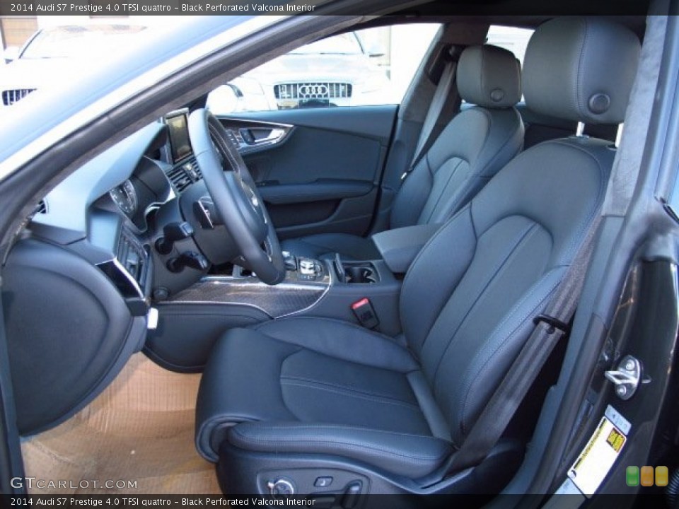 Black Perforated Valcona Interior Photo for the 2014 Audi S7 Prestige 4.0 TFSI quattro #89144856