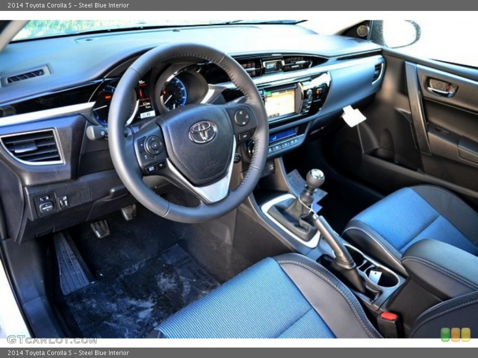 Steel Blue Interior Photo for the 2014 Toyota Corolla S #89146794