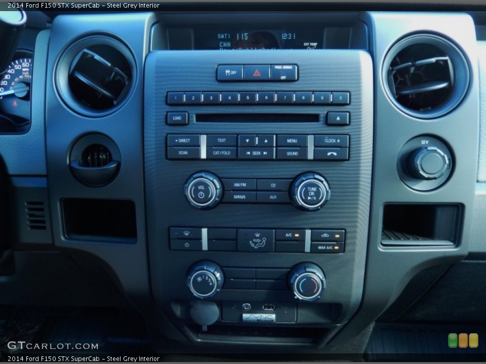 Steel Grey Interior Controls for the 2014 Ford F150 STX SuperCab #89147643