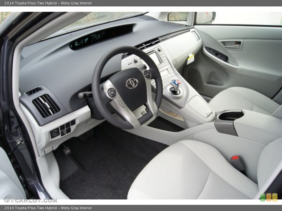 Misty Gray Interior Photo for the 2014 Toyota Prius Two Hybrid #89148135