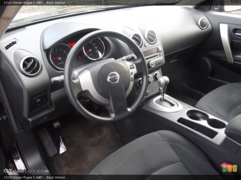 Black Interior Prime Interior for the 2010 Nissan Rogue S AWD #89149470