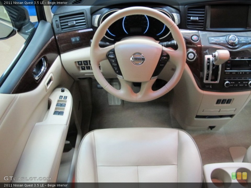 Beige Interior Dashboard for the 2011 Nissan Quest 3.5 LE #89150736