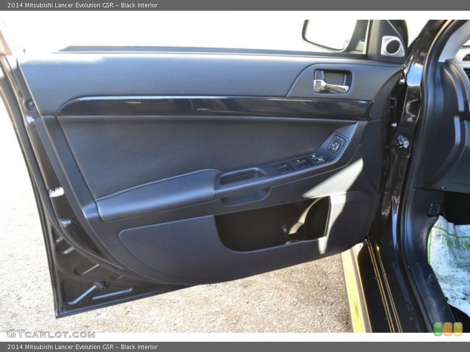 Black Interior Door Panel for the 2014 Mitsubishi Lancer Evolution GSR #89151948