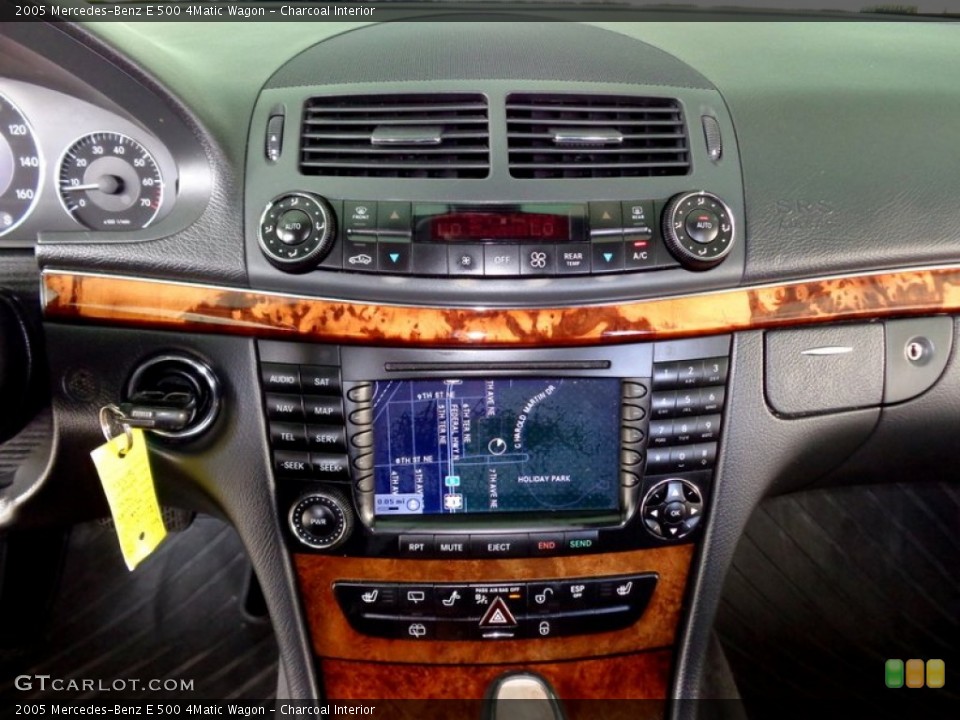 Charcoal Interior Controls for the 2005 Mercedes-Benz E 500 4Matic Wagon #89153829