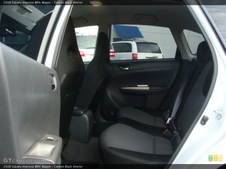 Carbon Black Interior Rear Seat for the 2008 Subaru Impreza WRX Wagon #89155353
