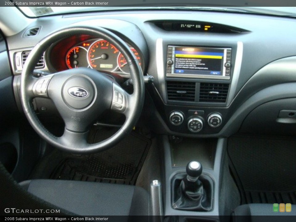 Carbon Black Interior Dashboard for the 2008 Subaru Impreza WRX Wagon #89155401
