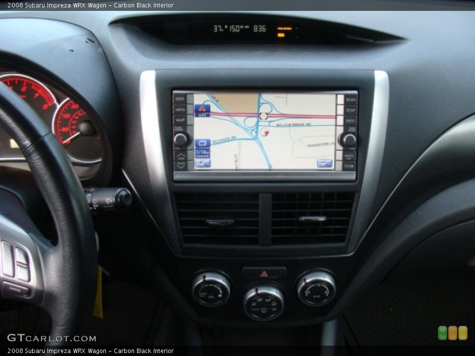 Carbon Black Interior Navigation for the 2008 Subaru Impreza WRX Wagon #89155449