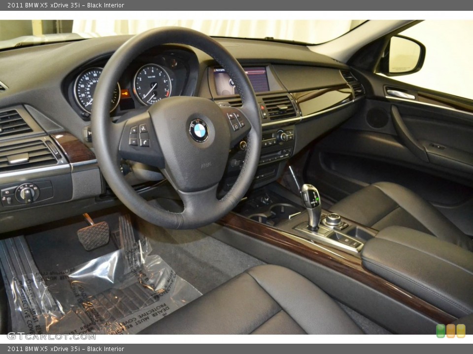 Black 2011 BMW X5 Interiors