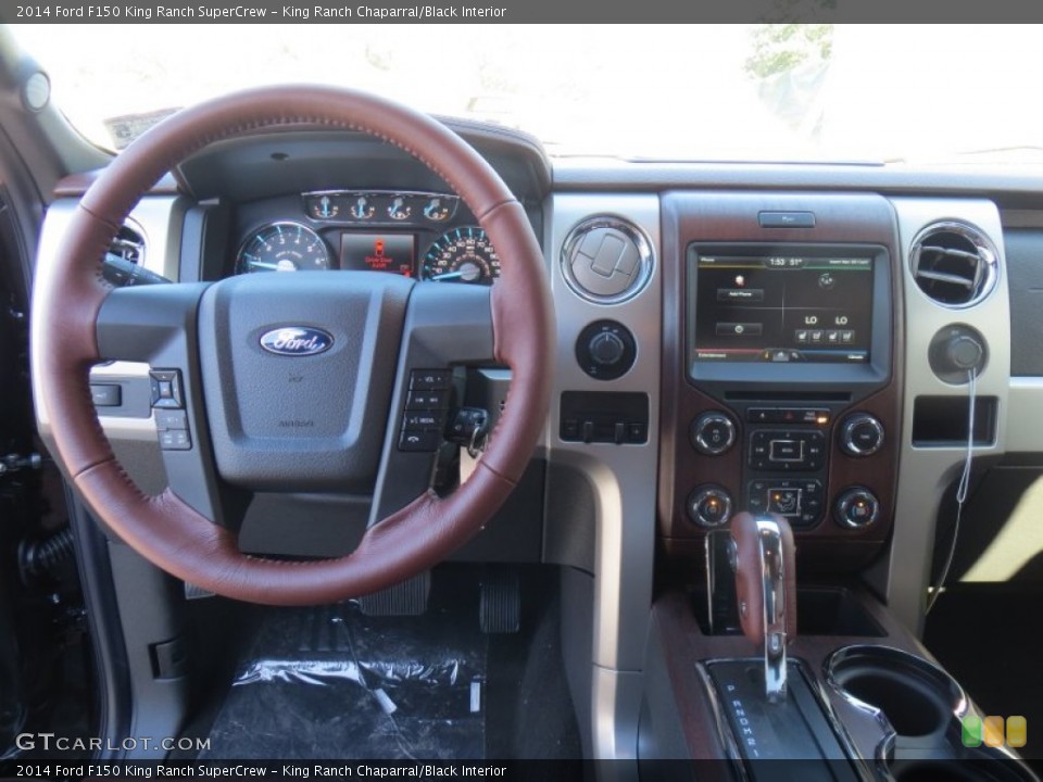 King Ranch Chaparral/Black Interior Dashboard for the 2014 Ford F150 King Ranch SuperCrew #89160636