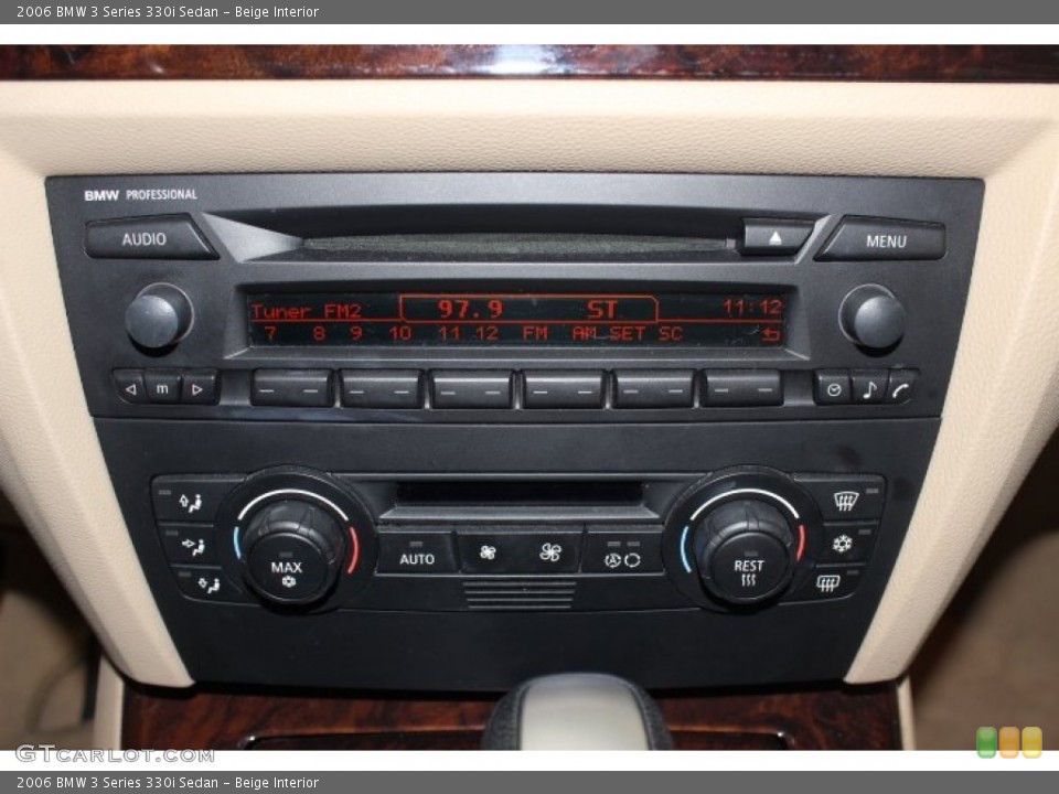 Beige Interior Controls for the 2006 BMW 3 Series 330i Sedan #89162122