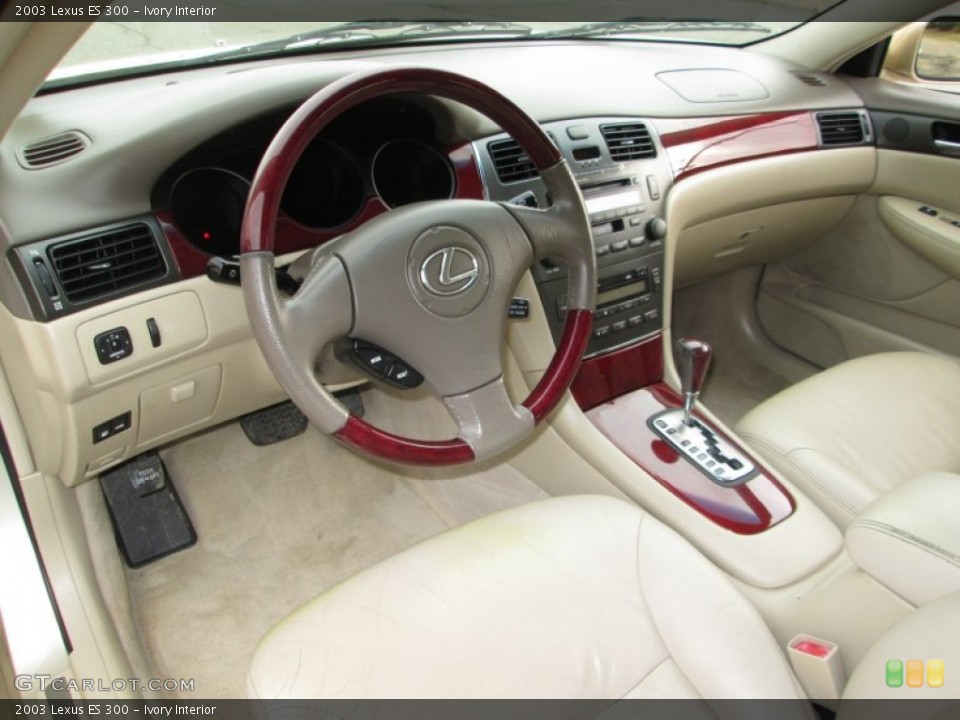 Ivory 2003 Lexus ES Interiors