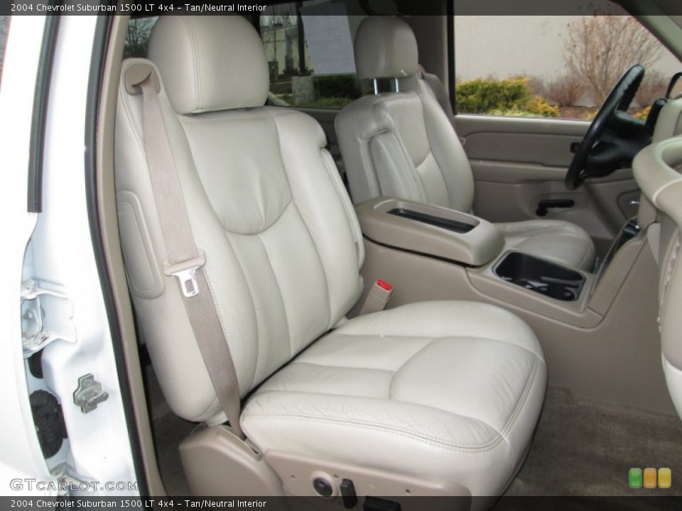 Tan/Neutral Interior Front Seat for the 2004 Chevrolet Suburban 1500 LT 4x4 #89167021