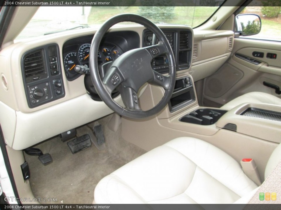 Tan/Neutral Interior Prime Interior for the 2004 Chevrolet Suburban 1500 LT 4x4 #89167048