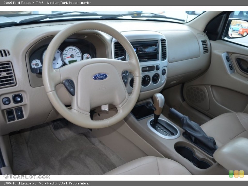 Medium/Dark Pebble Interior Prime Interior for the 2006 Ford Escape XLT V6 #89167840