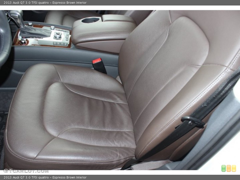 Espresso Brown Interior Front Seat for the 2013 Audi Q7 3.0 TFSI quattro #89168311