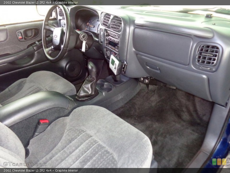 Graphite Interior Dashboard for the 2002 Chevrolet Blazer LS ZR2 4x4 #89169346
